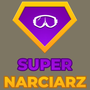 Super Narciarz - Męska Koszulka Khaki
