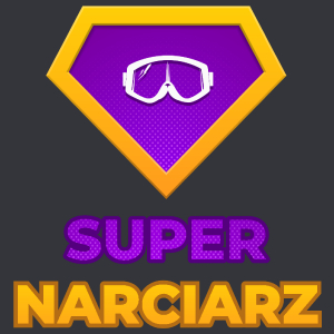 Super Narciarz - Męska Koszulka Szara
