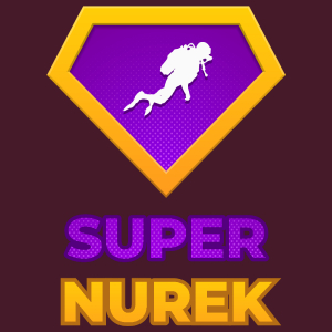 Super Nurek - Męska Koszulka Burgundowa
