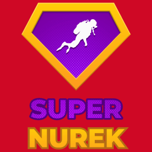 Super Nurek - Męska Koszulka Czerwona