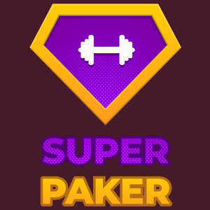 Super Paker - Męska Koszulka Burgundowa