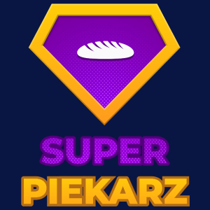 Super Piekarz - Męska Koszulka Ciemnogranatowa