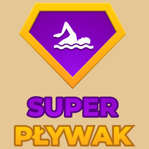 Super Pływak - Męska Koszulka Piaskowa