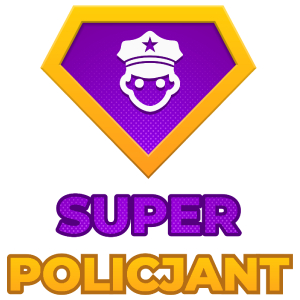 Super Policjant - Kubek Biały