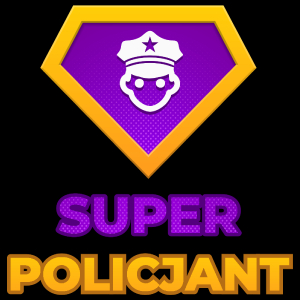 Super Policjant - Torba Na Zakupy Czarna