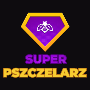 Super Pszczelarz - Męska Koszulka Czarna