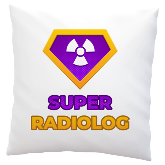 Super Radiolog - Poduszka Biała