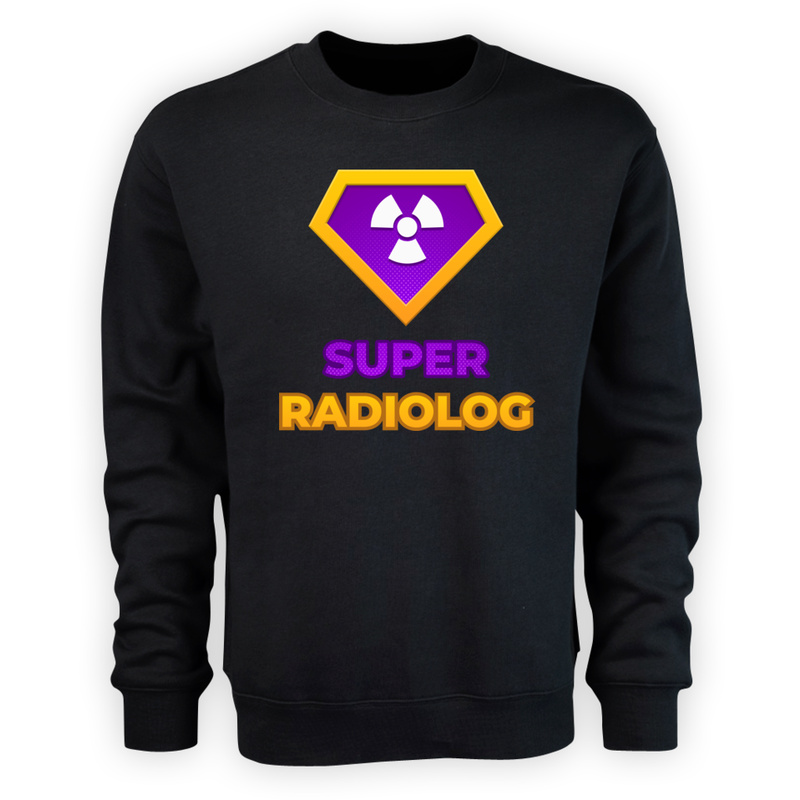 Super Radiolog - Męska Bluza Czarna