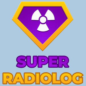 Super Radiolog - Męska Koszulka Błękitna