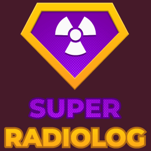 Super Radiolog - Męska Koszulka Burgundowa