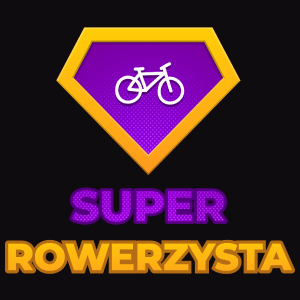 Super Rowerzysta - Męska Koszulka Czarna