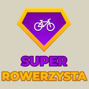 Super Rowerzysta - Torba Na Zakupy Natural