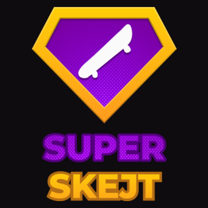 Super Skejt - Męska Bluza z kapturem Czarna