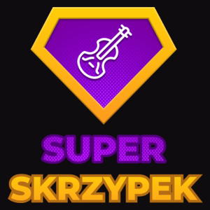 Super Skrzypek - Męska Bluza z kapturem Czarna
