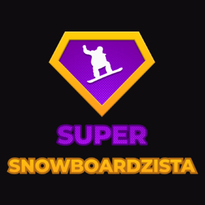 Super Snowboardzista - Męska Bluza z kapturem Czarna