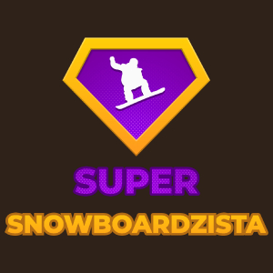 Super Snowboardzista - Męska Koszulka Czekoladowa