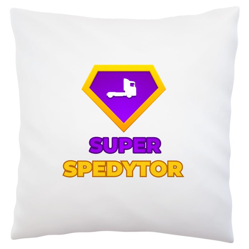 Super Spedytor - Poduszka Biała