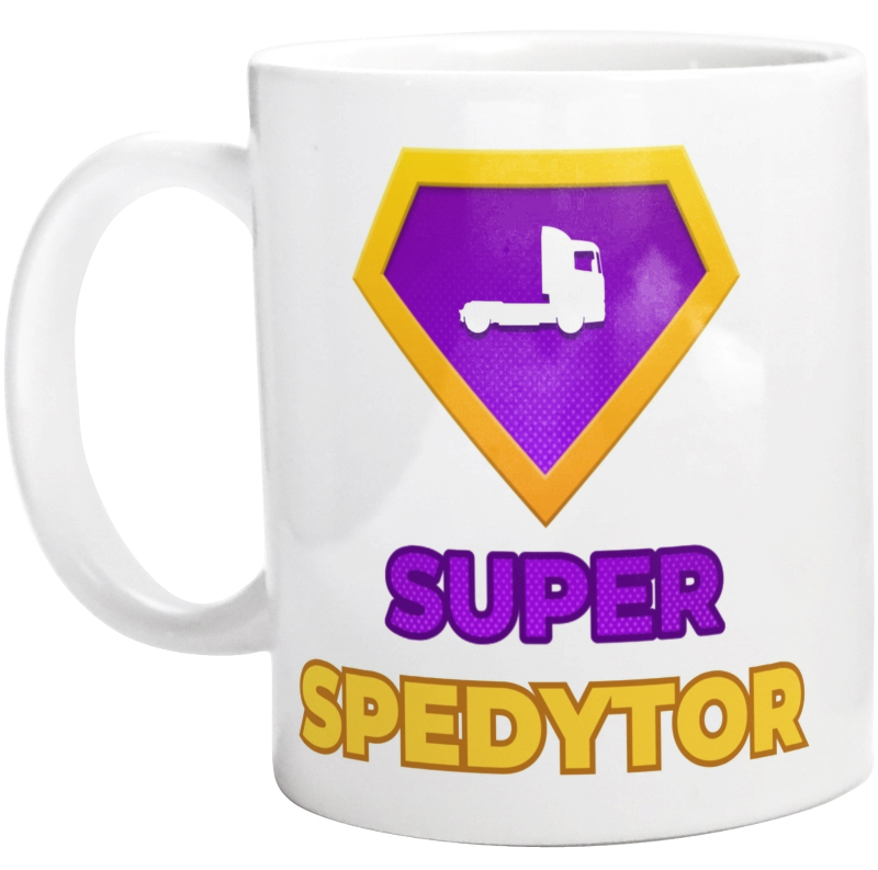 Super Spedytor - Kubek Biały