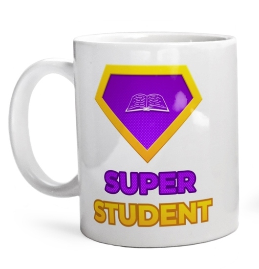 Super Student - Kubek Biały