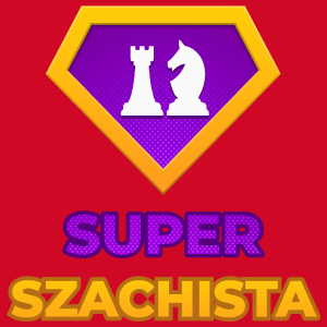 Super Szachista - Męska Koszulka Czerwona
