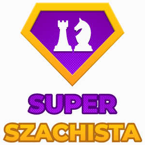 Super Szachista - Poduszka Biała