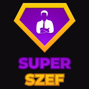 Super Szef - Męska Bluza z kapturem Czarna