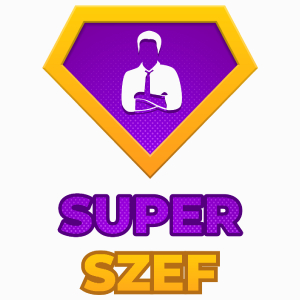 Super Szef - Poduszka Biała