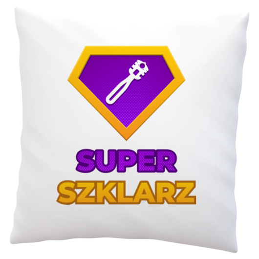 Super Szklarz - Poduszka Biała