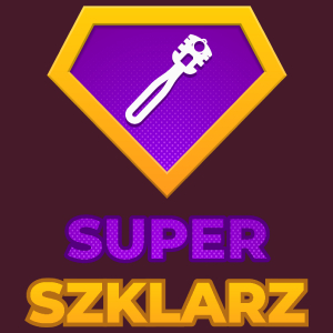 Super Szklarz - Męska Koszulka Burgundowa