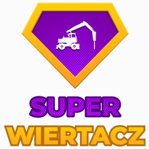 Super Wiertacz - Poduszka Biała