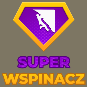 Super Wspinacz - Męska Koszulka Khaki