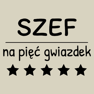 Szef Na 5 Gwiazdek - Torba Na Zakupy Natural