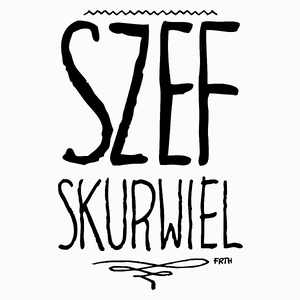 Szef Sku*wiel - Poduszka Biała