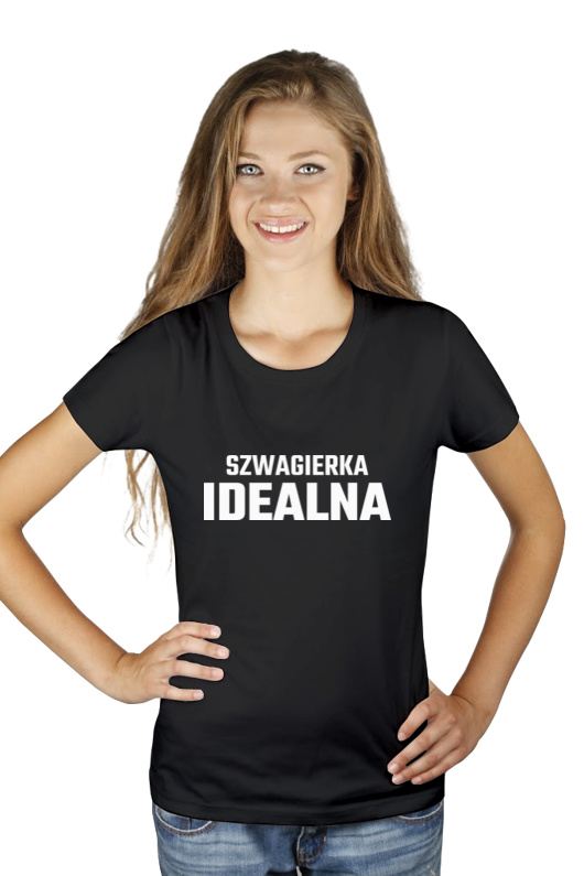 Szwagierka Idealna - Damska Koszulka Czarna
