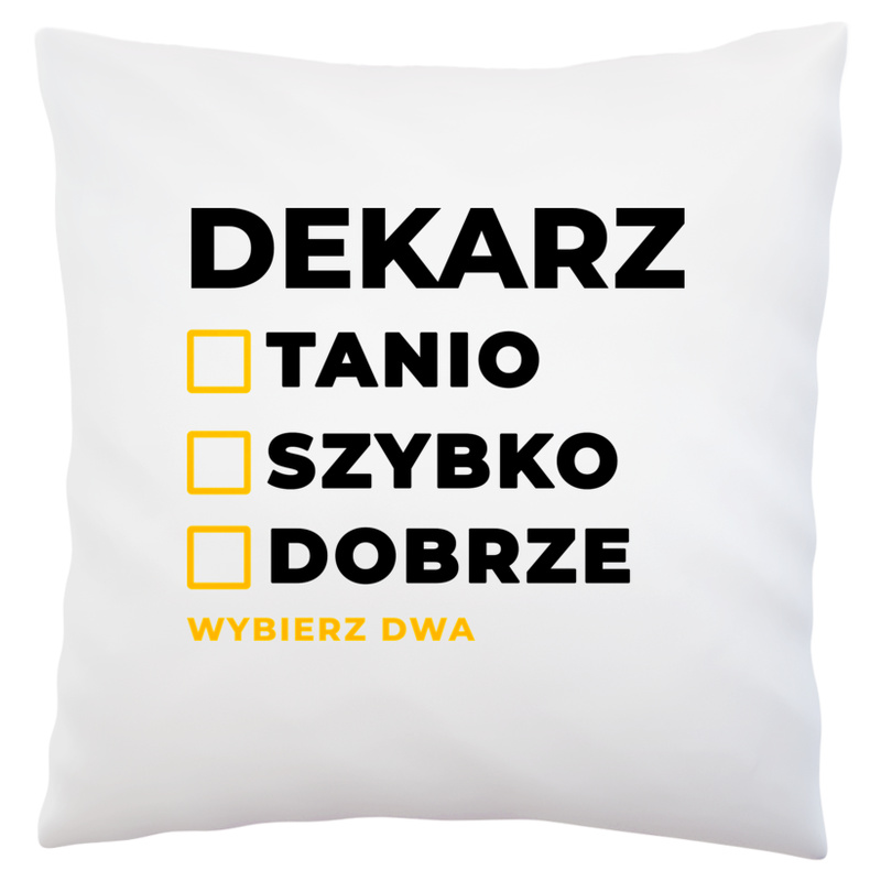 Szybko Tanio Dobrze Dekarz - Poduszka Biała