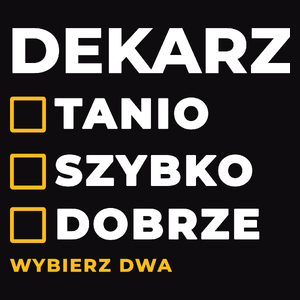 Szybko Tanio Dobrze Dekarz - Męska Bluza Czarna