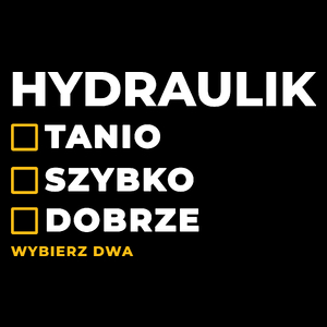 Szybko Tanio Dobrze Hydraulik - Torba Na Zakupy Czarna