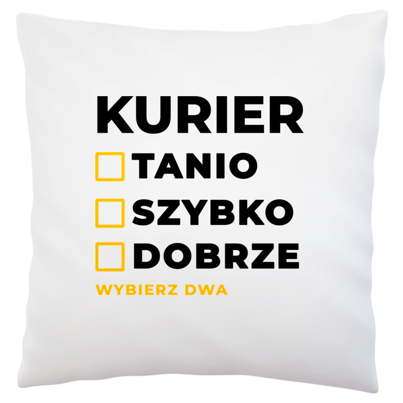 Szybko Tanio Dobrze Kurier - Poduszka Biała