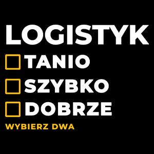 Szybko Tanio Dobrze Logistyk - Torba Na Zakupy Czarna