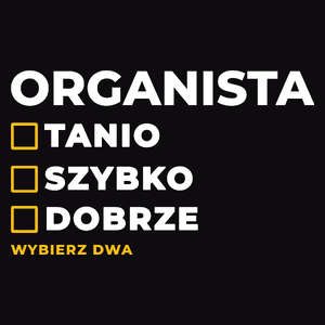 Szybko Tanio Dobrze Organista - Męska Koszulka Czarna