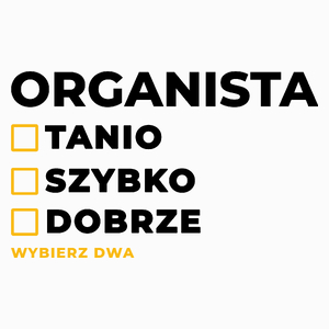 Szybko Tanio Dobrze Organista - Poduszka Biała