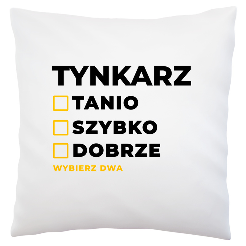 Szybko Tanio Dobrze Tynkarz - Poduszka Biała