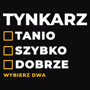 Szybko Tanio Dobrze Tynkarz - Męska Bluza Czarna