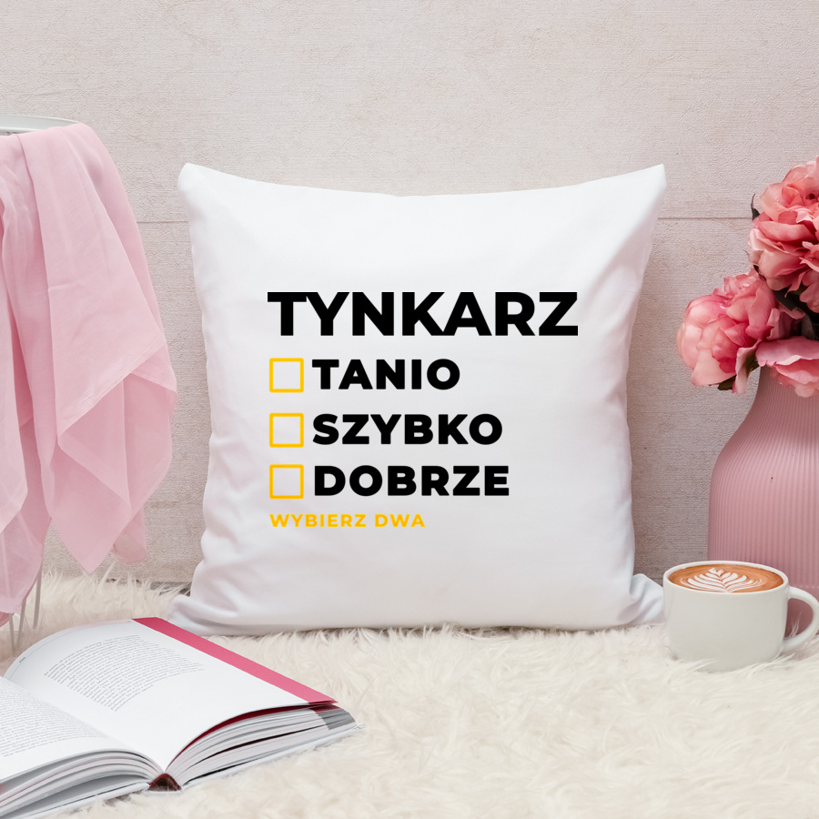 Szybko Tanio Dobrze Tynkarz - Poduszka Biała