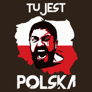 TU jest Polska! - Męska Koszulka Czekoladowa