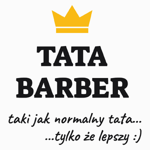 Tata Barber Lepszy - Poduszka Biała