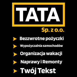 Tata Sp zoo Personalizacja - Torba Na Zakupy Czarna