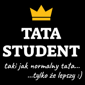 Tata Student Lepszy - Torba Na Zakupy Czarna