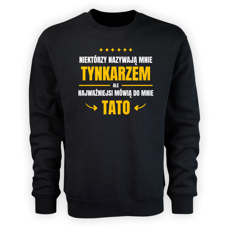 Tata Tynkarz - Męska Bluza Czarna