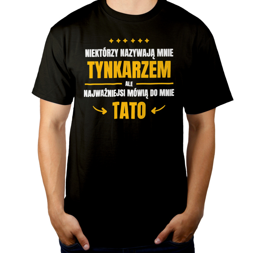 Tata Tynkarz - Męska Koszulka Czarna